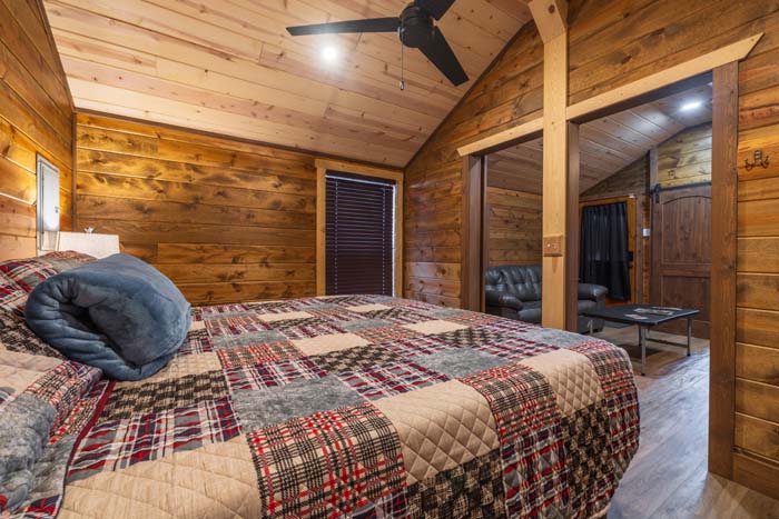 Outdoor grilling area with propane and charcoal grills