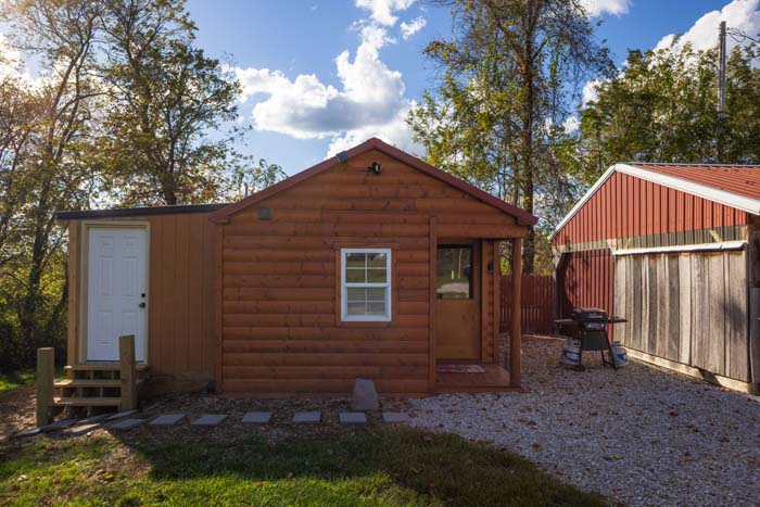 Living room with sofa seating and television