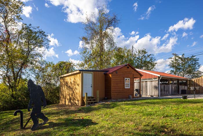 Main gathering space with smart TV