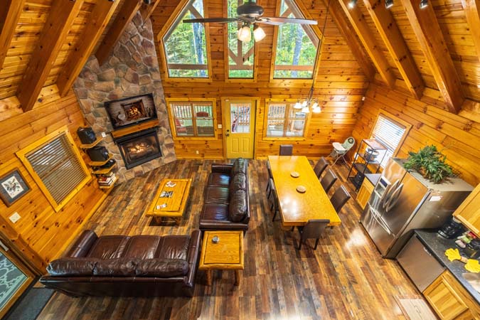 Heating and air conditioning comfort at Cardinal Cabin