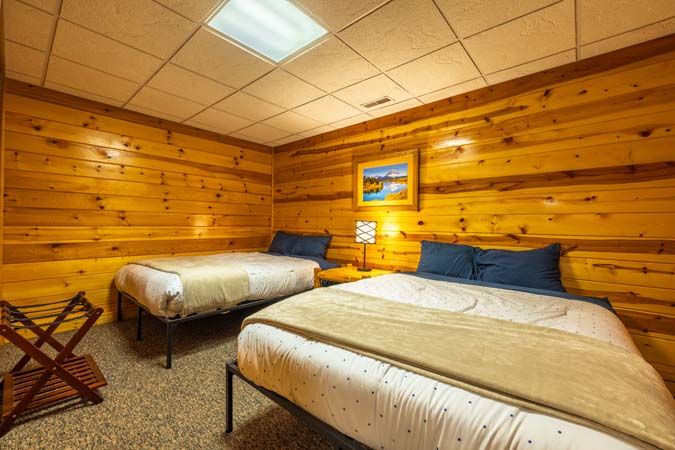 Wildlife viewing from Cardinal Cabin decks