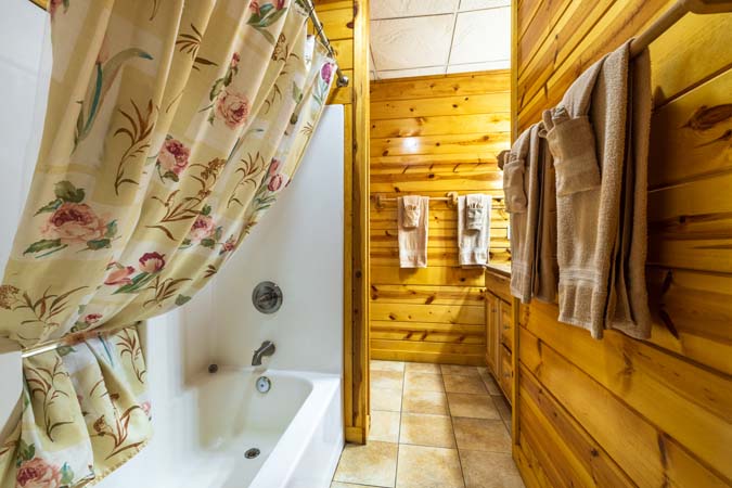 Pet friendly cabin setting at Cardinal Cabin