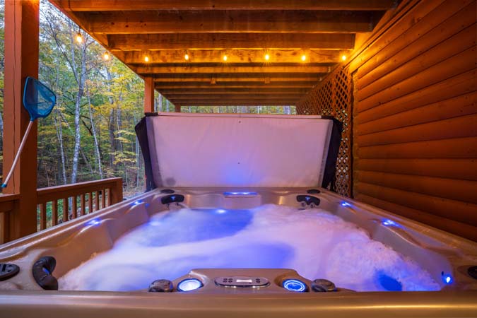 Cardinal Cabin exterior showing natural wood design