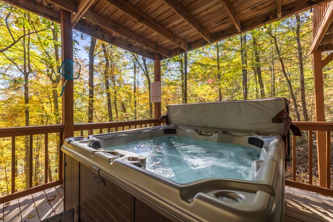 Open living space for relaxing at Chickadee Cabin