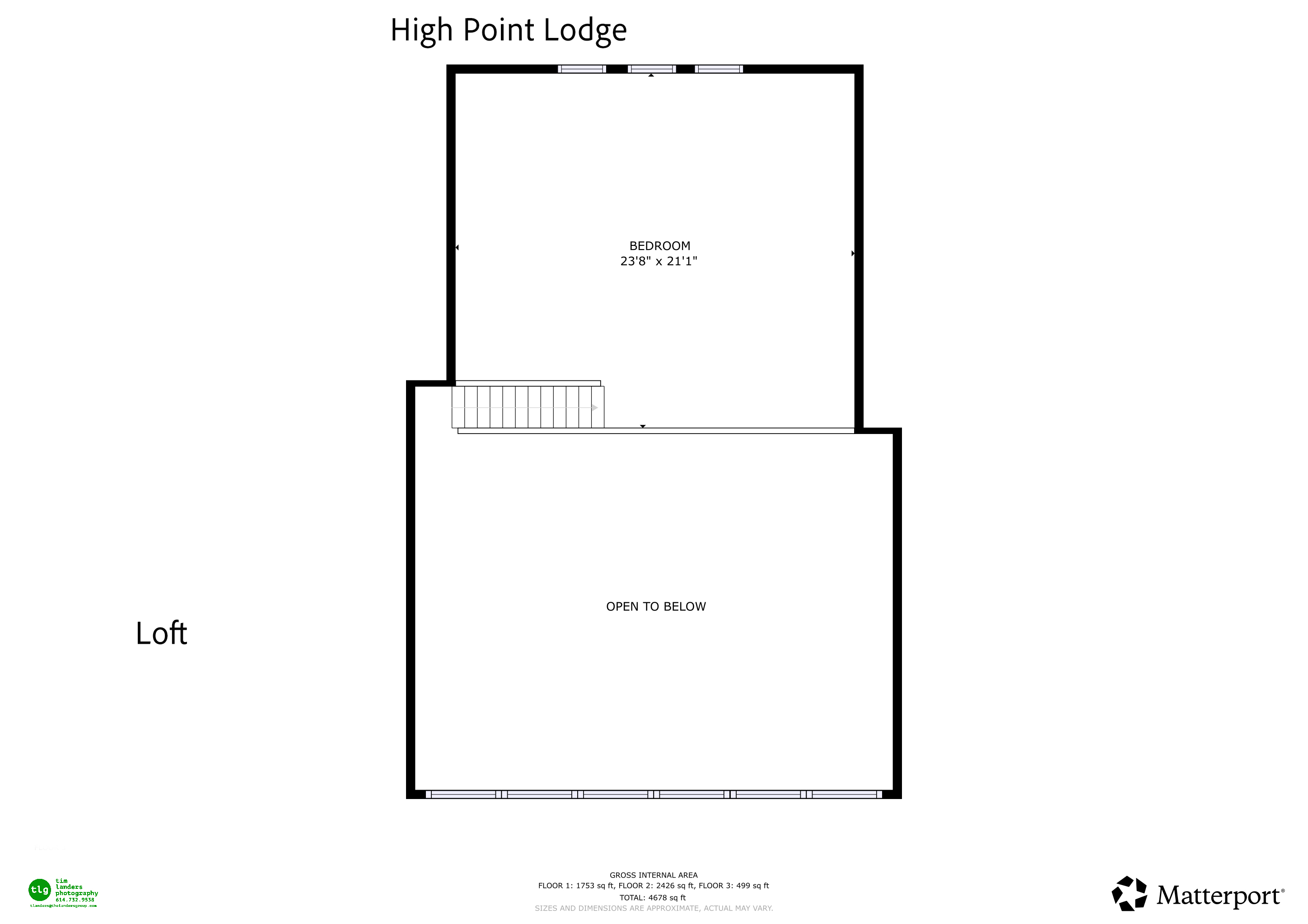 High Point LodgeLoft drawing