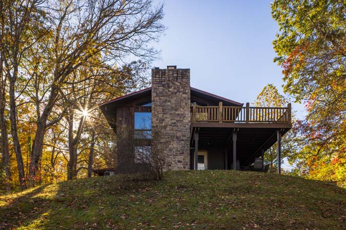 High Point Lodge exterior architectural details