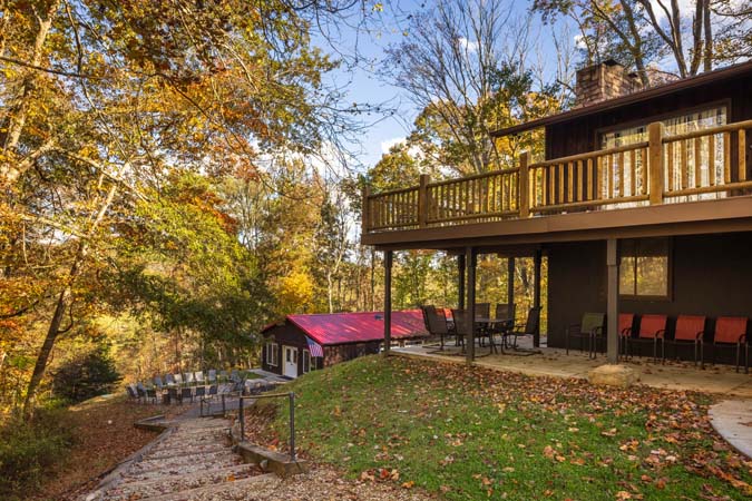 High Point Lodge outdoor relaxation spaces
