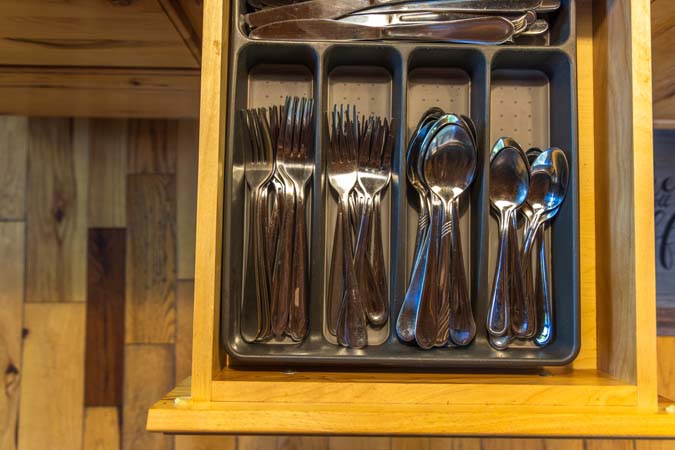 Indoor gathering space for families at High Point Lodge