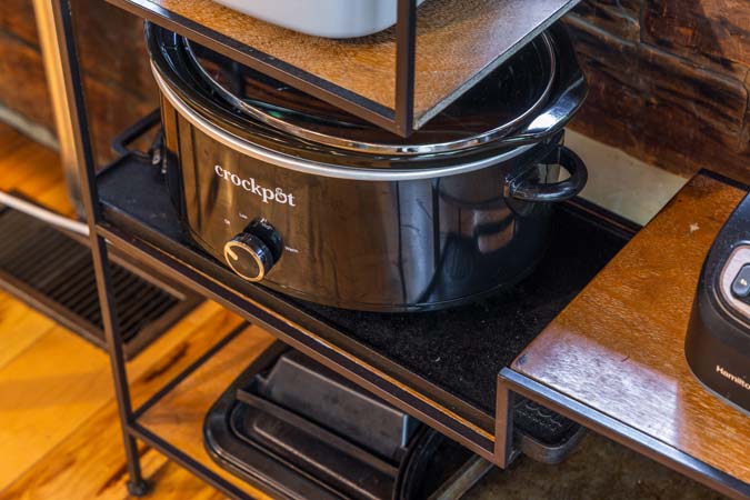 Second kitchen with stainless appliances at High Point Lodge
