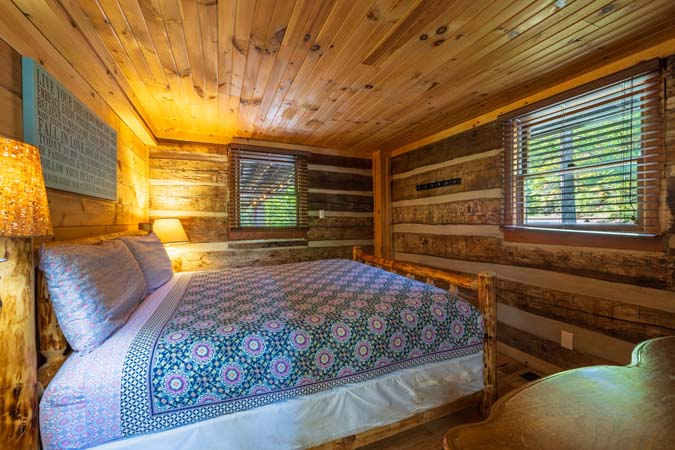 Outdoor fire ring with seating at High Point Lodge