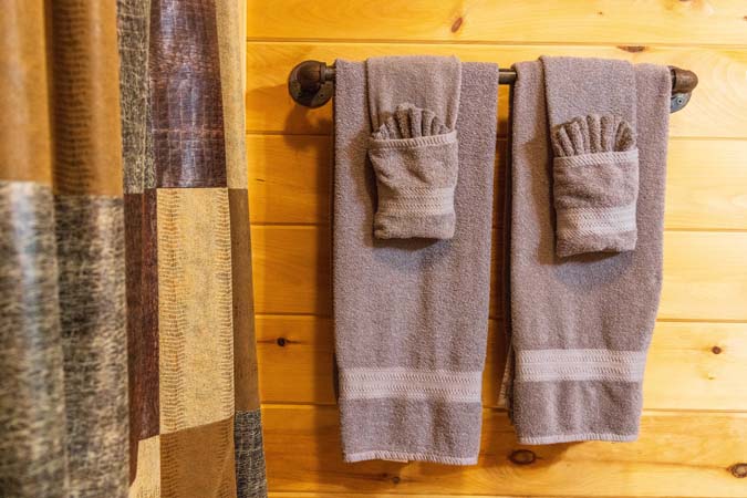 Bedroom interior at High Point Lodge