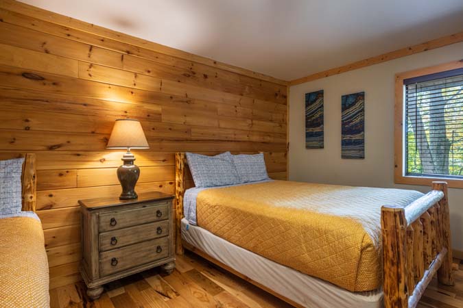 Spacious sleeping accommodations at High Point Lodge