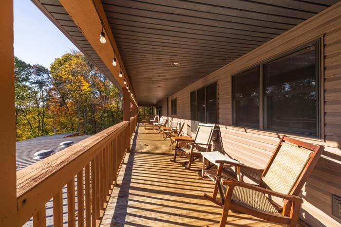 Pool house with indoor swimming area and open outdoor feel