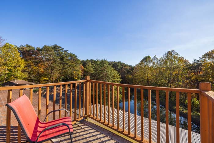 Heated indoor pool connected to main retreat home