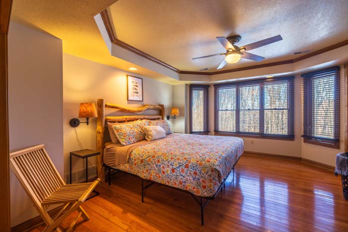 Comfortable seating area with open floor plan design