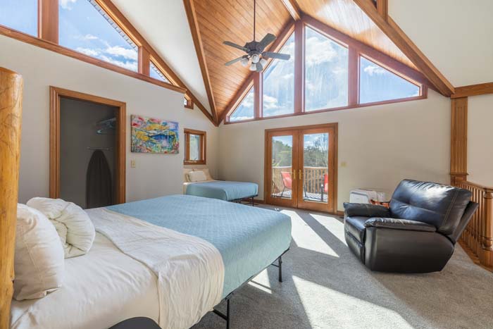 Main living area with open layout and large group seating