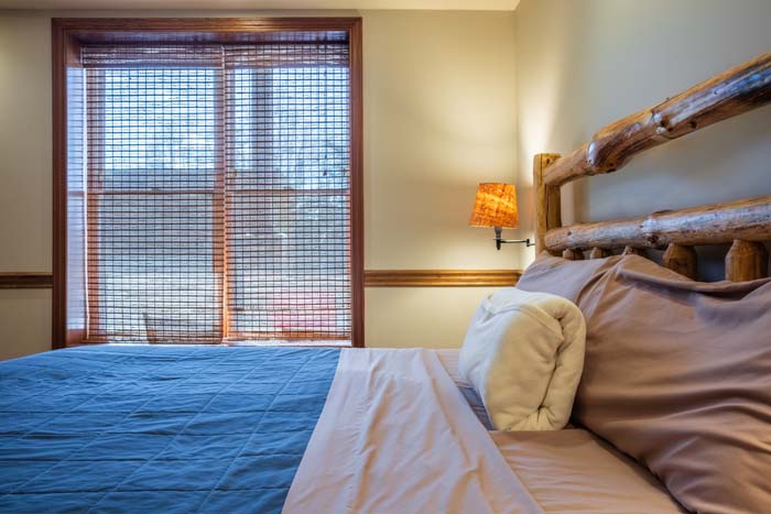 Large lodge with surrounding acreage and private setting