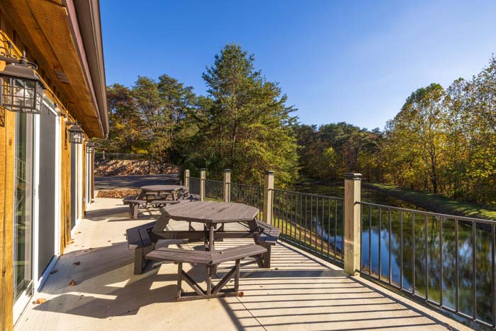 Retreat home with panoramic views and private hillside setting