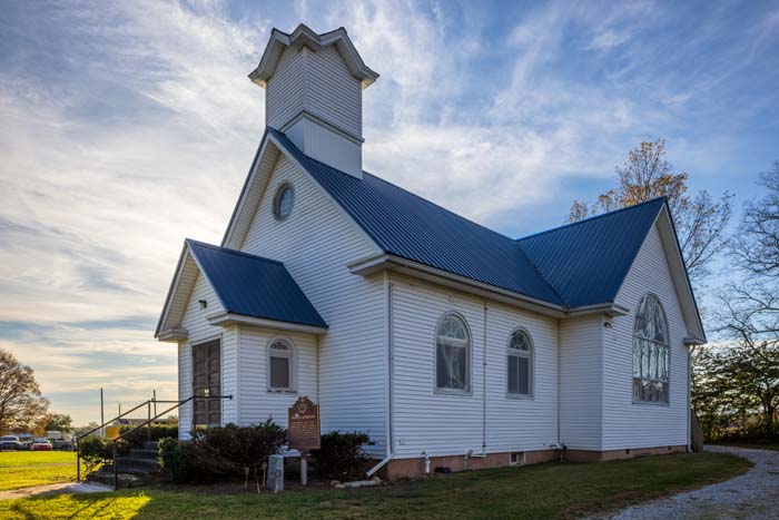 Decorative interior details highlighting the church’s character