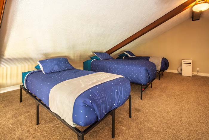 Sunset lighting over Dragonfly Inn exterior