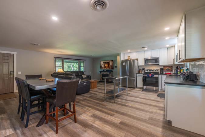 Comfortable seating area at Onyx Outpost