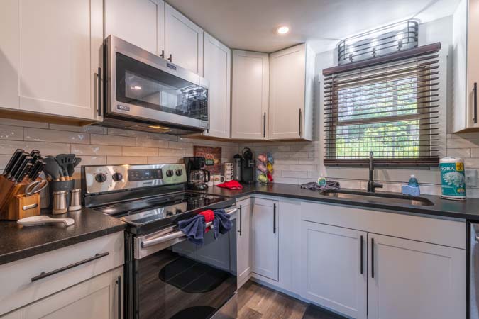 Ping pong table inside Onyx Outpost game room