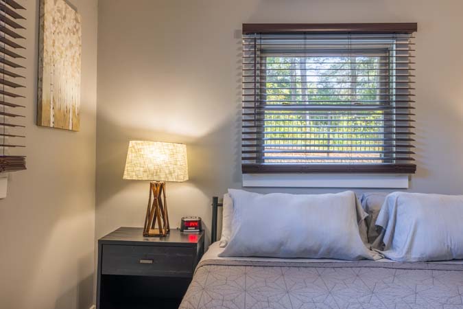 Bedroom furnishings at Onyx Outpost