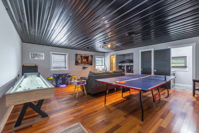 Pet friendly cabin setting at Onyx Outpost