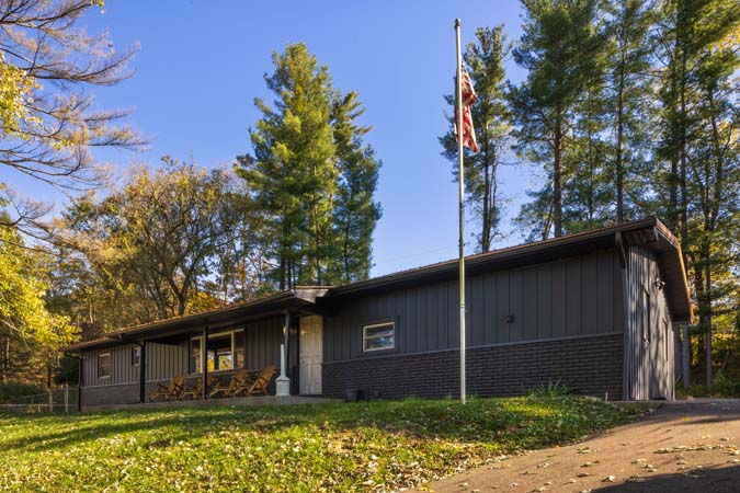 Renovated interior spaces at Onyx Outpost