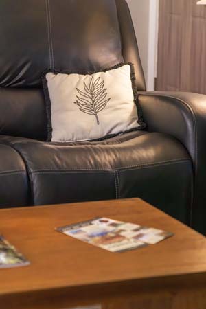 Private hot tub outside Onyx Outpost in Hocking Hills Ohio