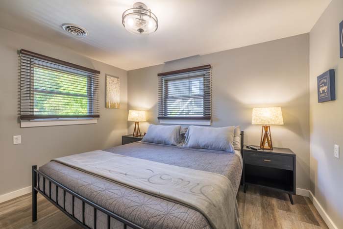Modern interior finishes and lighting