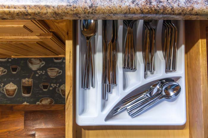 Kitchen with modern appliances