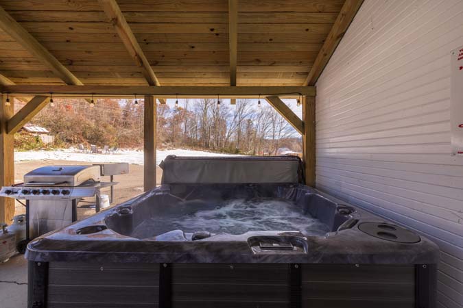 Pet friendly outdoor space at The Grange