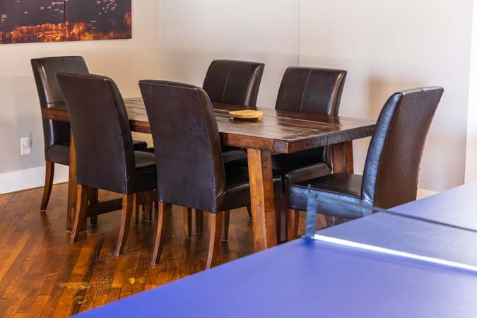 Twin over full bunk bed room at The Grange