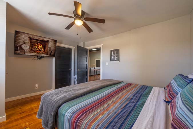Bathroom vanity and finishes at The Grange