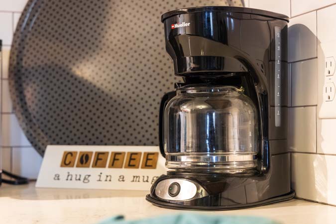 The Grange exterior during fall season