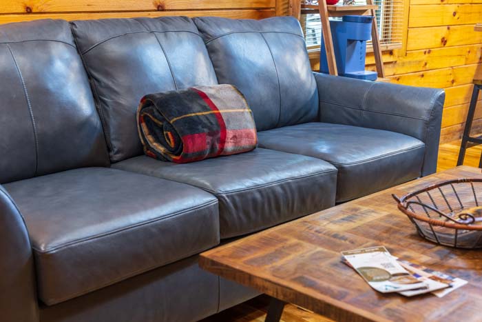 Cozy living room with flat screen TV