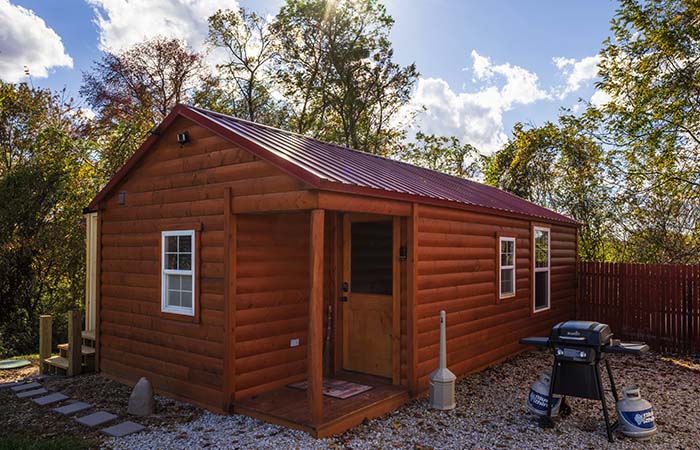 Bigfoot's Lair Secluded Bigfoots Lair cabin surrounded by woods in Hocking Hills Ohio