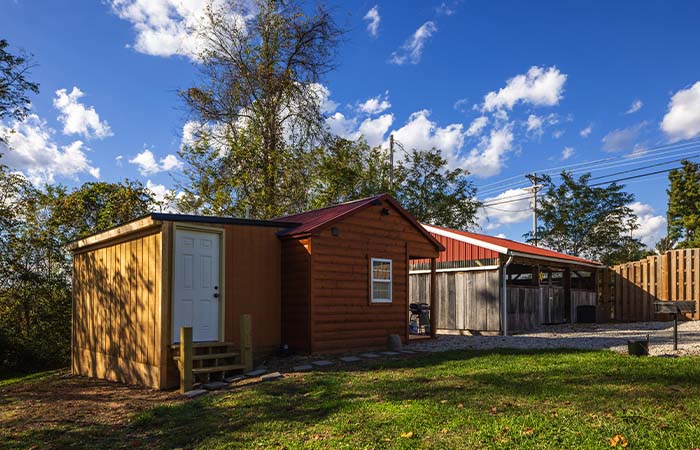 Bigfoot's Lair Bigfoots Lair private cabin setting in Hocking Hills Ohio