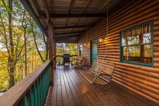 Big Oak Cabin interior showing refreshed updates and finishes