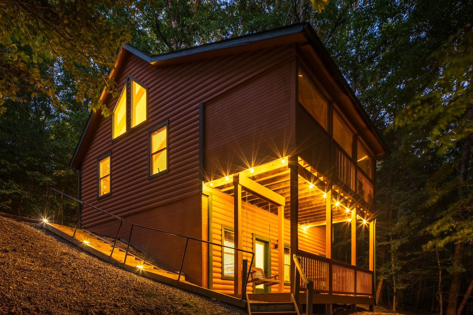 Bluebird Cabin in Hocking Hills Ohio, photo 54 of 57
