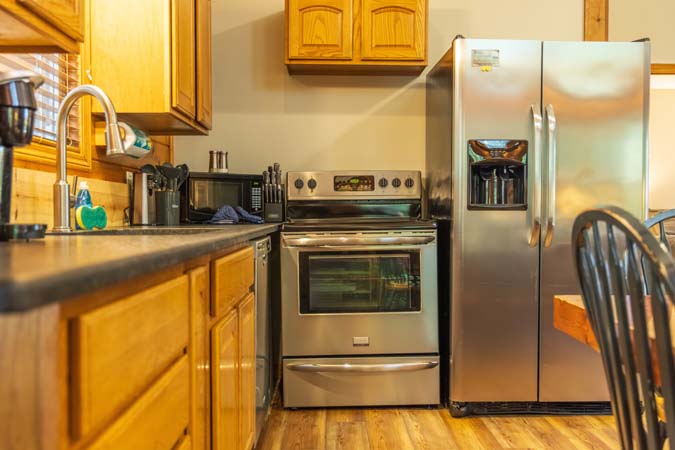 Bluebird Cabin exterior showing multiple levels