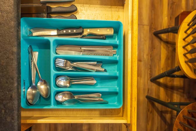 Washer and dryer at Bluebird Cabin