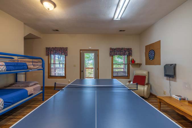 Bluebird Cabin exterior in winter season