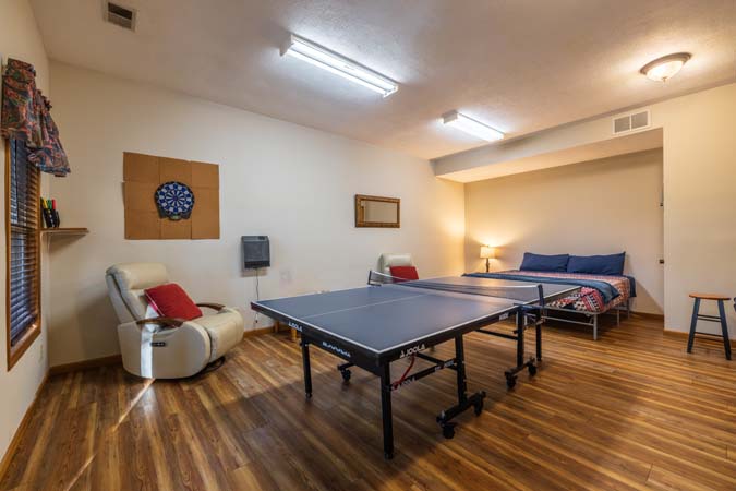 Parking area near Bluebird Cabin