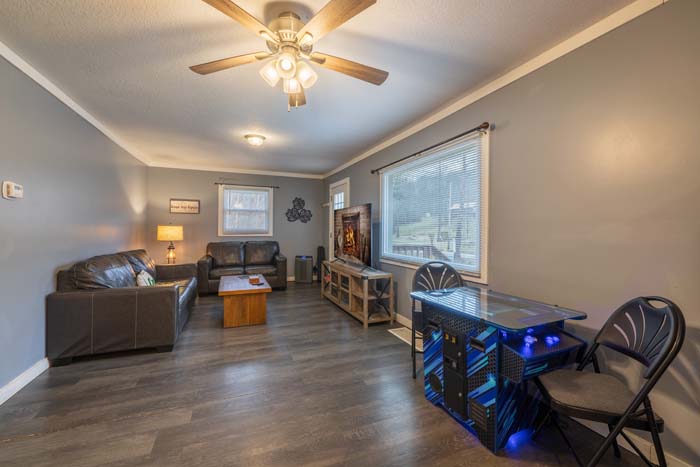 Indoor arcade machine with classic games