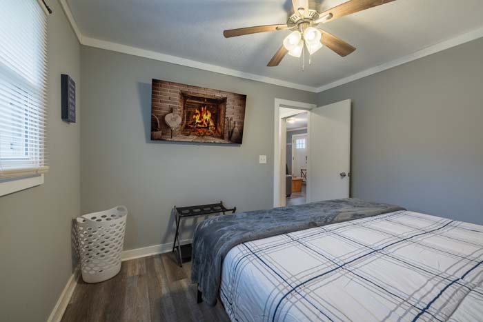 Covered porch relaxing outdoor seating