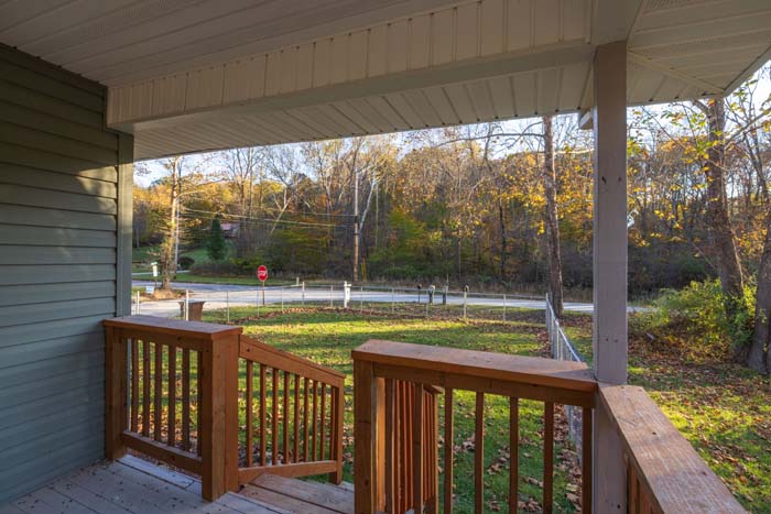 Kitchen with stainless steel appliances