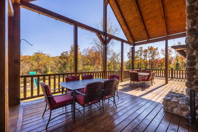 Bathroom shower area