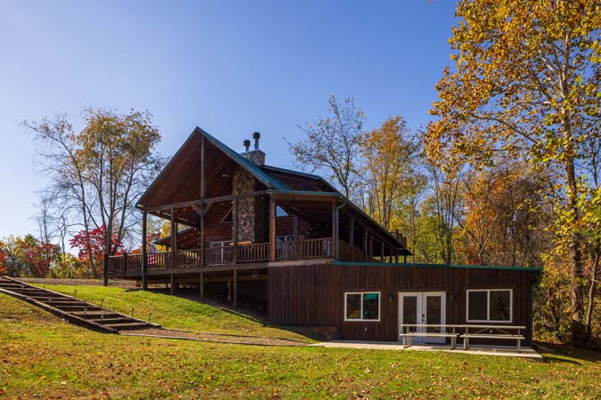 Granite kitchen island